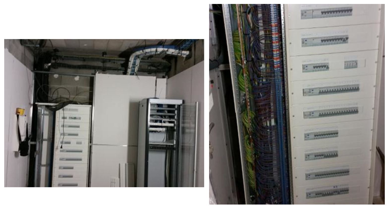 Laboratoire 1 500m² (Tableau électrique et baie informatique)